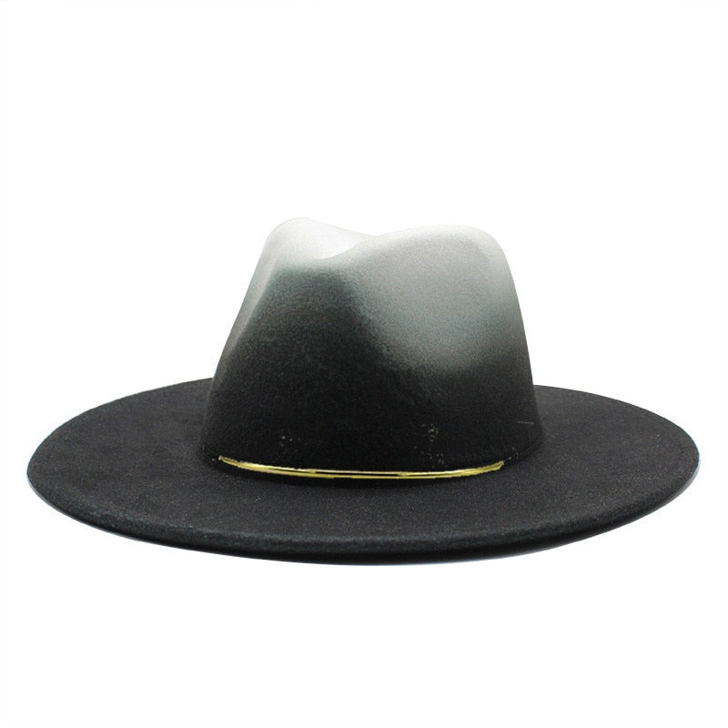 Vintage Felt Fedora Gentleman Elegant Hat