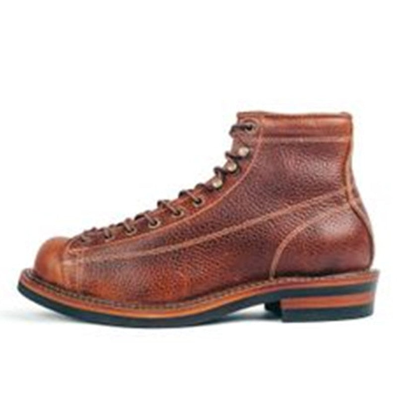 Men's Vintage British Style Military Boots