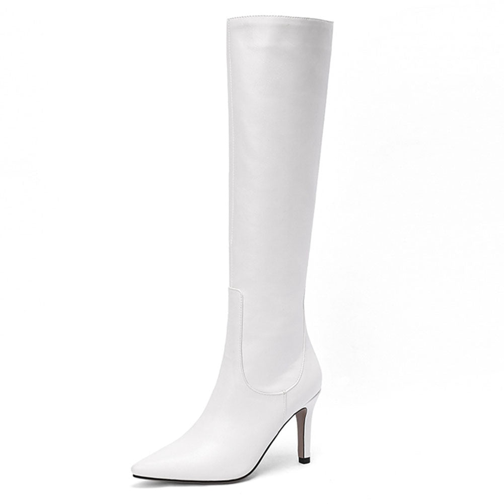 Pointed Toe Knee High Boots for Women