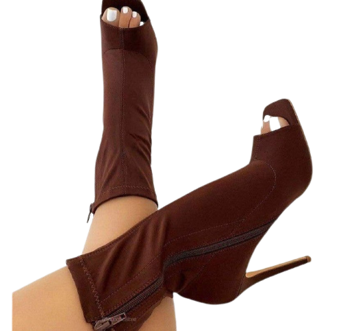 Women Gladiator Open Toe Boots