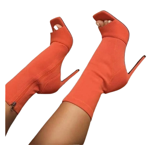 Women Gladiator Open Toe Boots