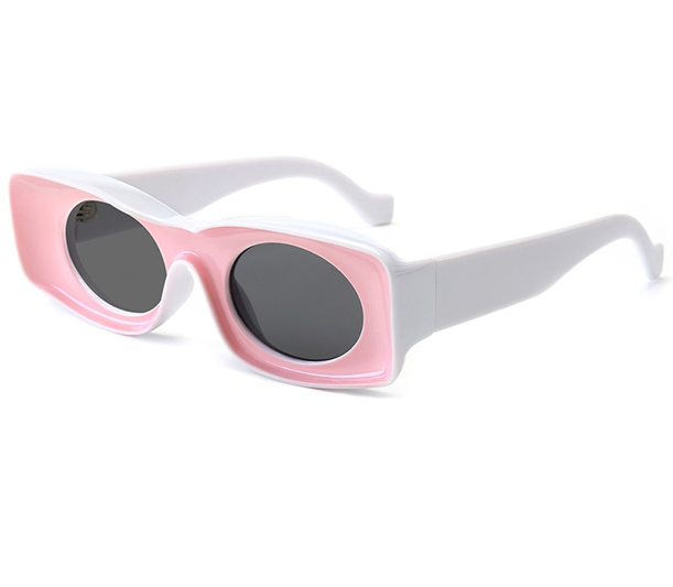 Trendy Unisex Candy Color Square Sunglasses